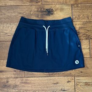 Vuori Navy Skirt with Drawstring